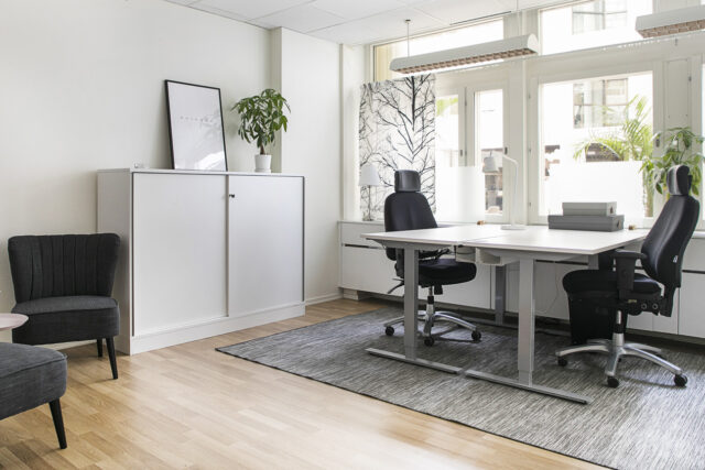 Kontorsrum med plats för 2-4 personer hos City Office kontorshotell