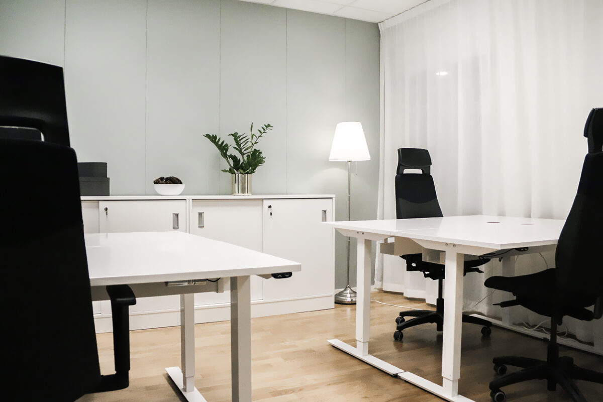 Kontorsrum med plats för 2-4 personer hos City Office kontorshotell